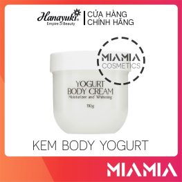 Kem Body Yogurt Hanayuki chính hãng 110g - Kem dưỡng trắng da toàn thân - 8936205370018