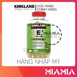 [Hàng Mỹ] Viên Uống Vitamin E Kirkland Signature 500 Viên chính hãng - 096619982110
