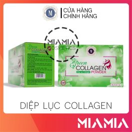 Diệp Lục Collagen chính hãng hộp 30 gói - giúp da đẹp dáng thon hỗ trợ cải thiện sinh lý nữ - 8936095910073