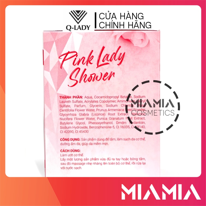 Sữa Tắm Xông Trắng Pink Lady Shower QLady Onaya chính hãng - 8938521373674